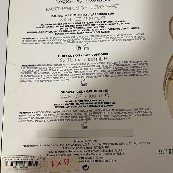 SOID Bebe wishes and dreams perfume set - Picture 3 of 3